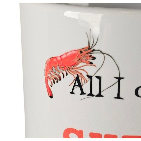 Coffee Mug All I Care About Is Shrimp Cherry Neocaridina Freshwater Shrimp Gift - Picture 10 of 14